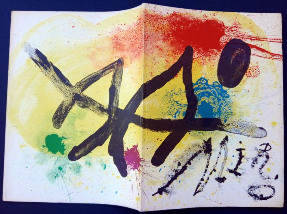 Livre Illustré Miró - JOAN MIRÒ. OEUVRE GRAPHIQUE ORIGINAL. CÉRAMIQUES - HOMMAGE MICHEL LEIRIS 