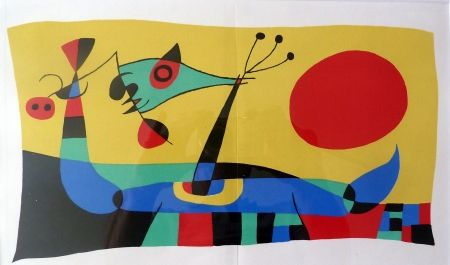 Lithographie Miró - Joan Miró Jacques Prévert et Ribemont-