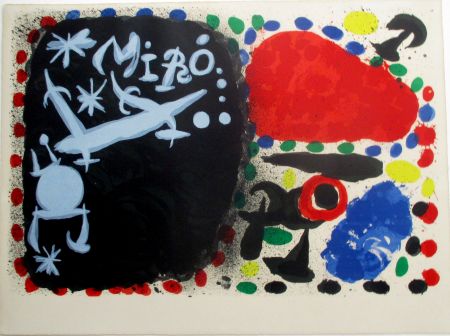 Lithographie Miró - Joan Miró, L'Exposition  Tokyo - Kyoto, before letters