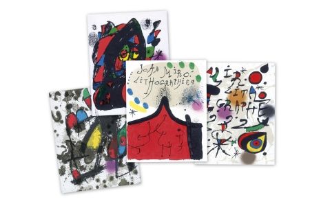 Livre Illustré Miró - Joan Miró Litografo I-II-III-IV-V-VI - Catalogue raisonne of the lithograhs