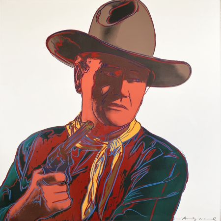 Sérigraphie Warhol - John Wayne [Unique] (FS II.377)