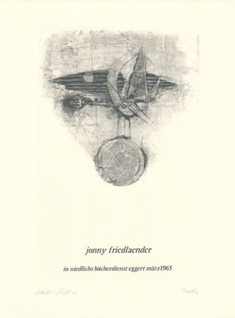 Eau-Forte Et Aquatinte Friedlaender - Jonny Friedlaender in niedlichs bücherdienst eggert märz 1965