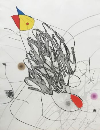 Eau-Forte Et Aquatinte Miró - Journal d'un graveur III 