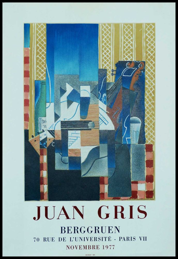 Lithographie Gris  - JUAN GRIS - BERGGRUEN