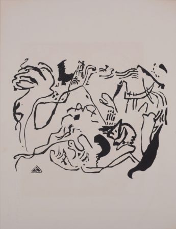 Gravure Sur Bois Kandinsky -  Judgement Day, c. 1975
