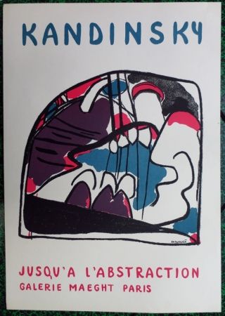 Lithographie Kandinsky - Jusqu'à l'abstraction
