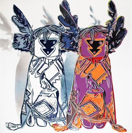 Sérigraphie Warhol - Kachina Dolls (FS II.381)