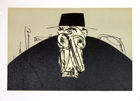 Lithographie Saura - Kafka - Tagebücher IX