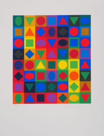 Sérigraphie Vasarely - Kalota