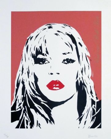 Sérigraphie Bambi - Kate Moss (Rasberry)