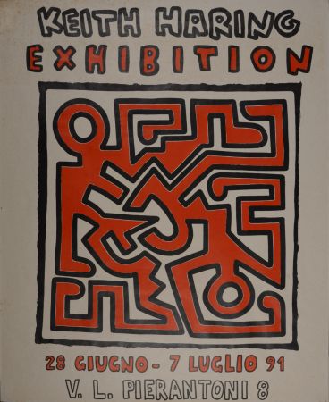 Sérigraphie Haring - Keith Haring Exhibition, 28 Giugno - 7 Luglio 91, 1991