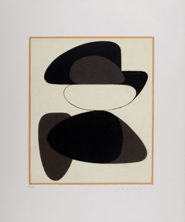 Lithographie Vasarely - Kerisle, 1972 - Hand-signed
