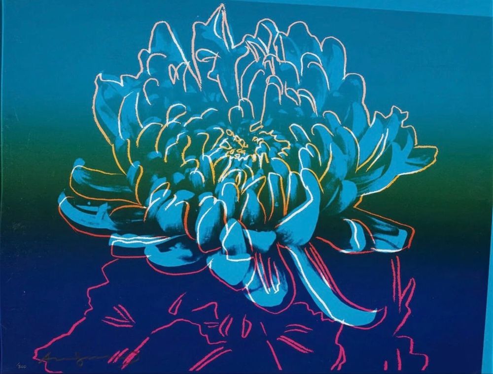 Sérigraphie Warhol - Kiku, II.307