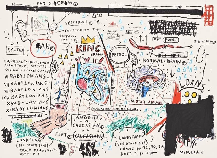 Sérigraphie Basquiat - King Brand