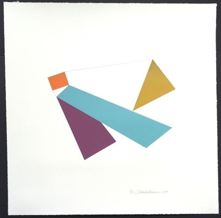 Sérigraphie Hinman - Kite, from Kites Suite