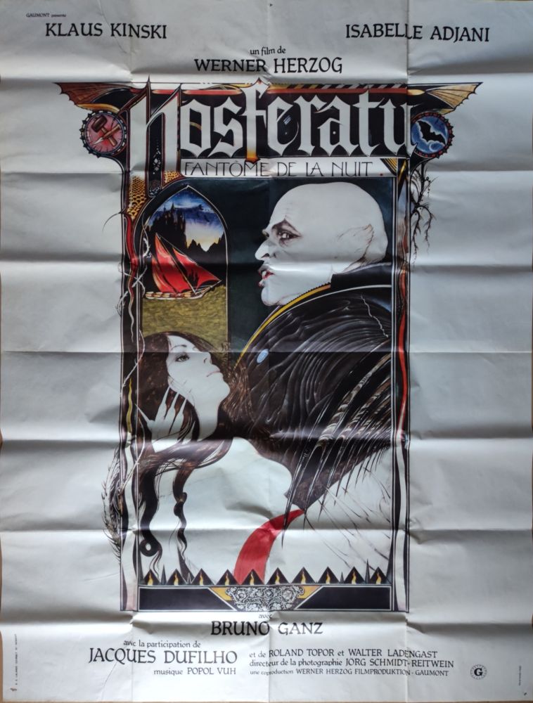 Affiche Anonyme - Klaus Kinski. Werner Herzog Nosferatu. 
