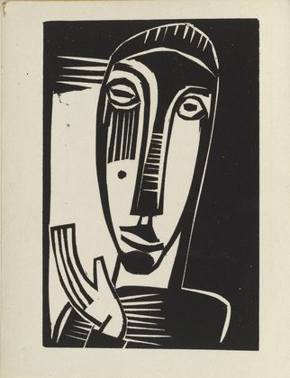 Gravure Sur Bois Schmidt-Rottluff - Kleine Prophetin / Small Prophetess