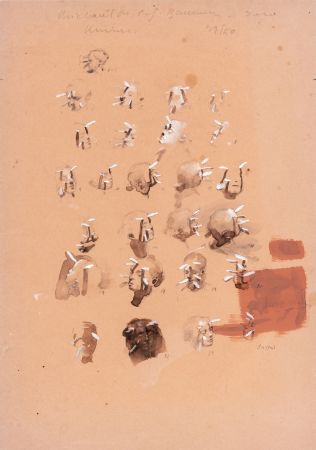 Lithographie Borremans - Knives