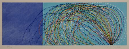 Lithographie Dorazio - Kokkora (#G), 1987 - Hand-signed & numbered