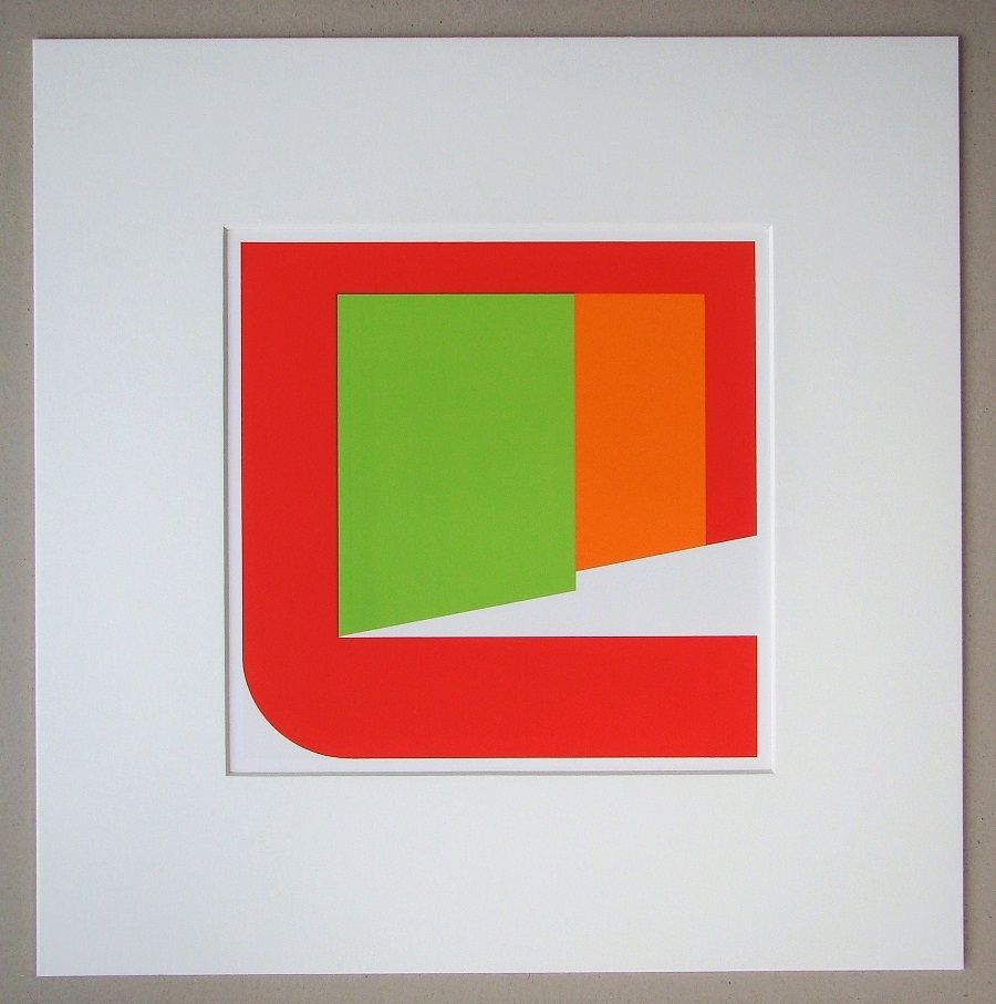 Sérigraphie Pfahler - Komposition 1969