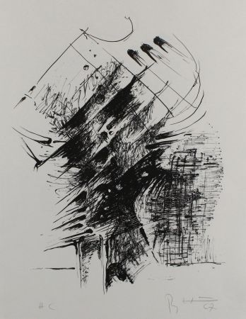 Lithographie Heiliger - Komposition IV