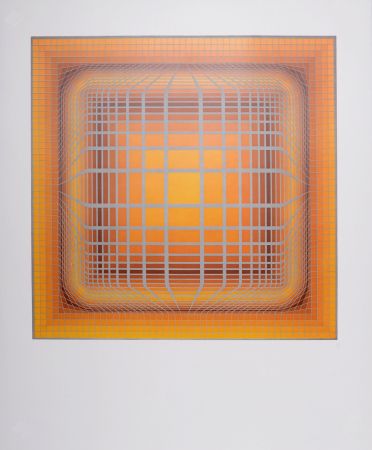 Lithographie Vasarely - Koska-Vall, 1974 