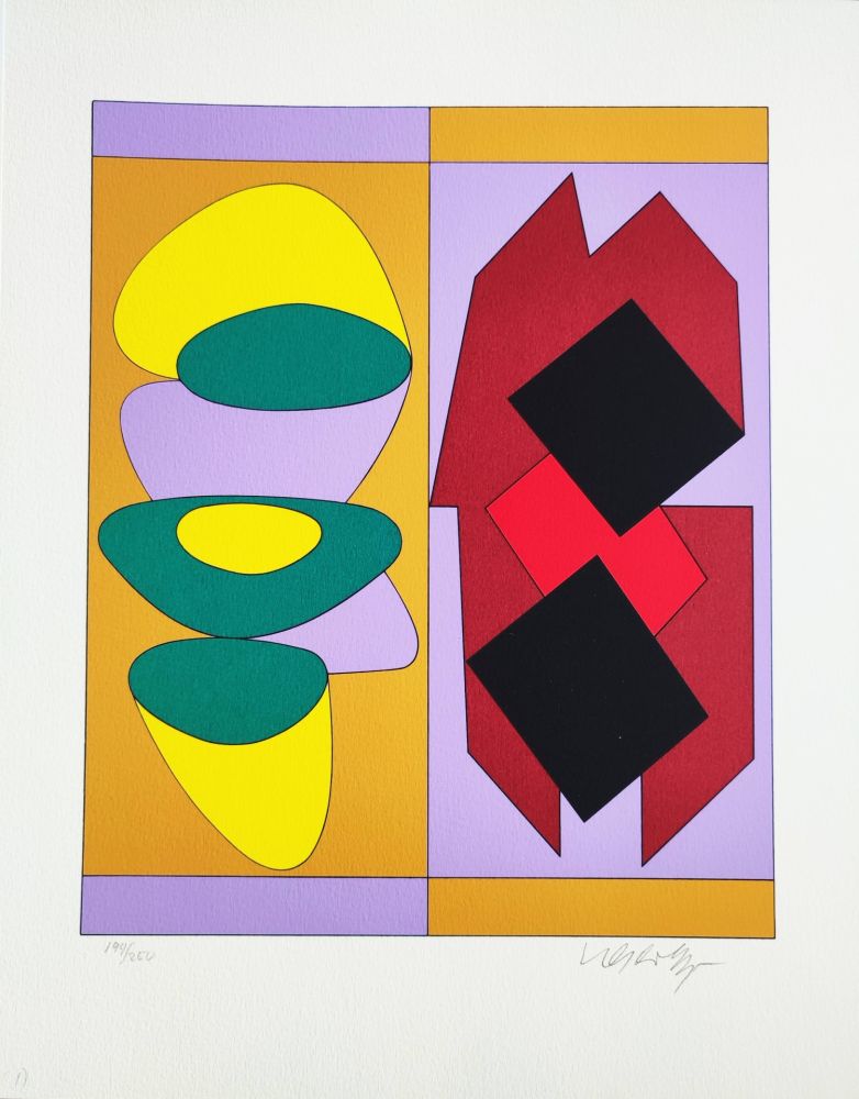 Sérigraphie Vasarely - Kris Bille