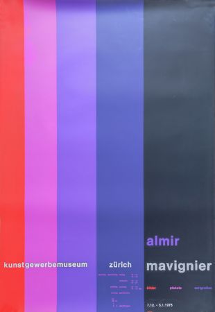 Sérigraphie Mavignier - Kunstgewerbemuseum Zürich.