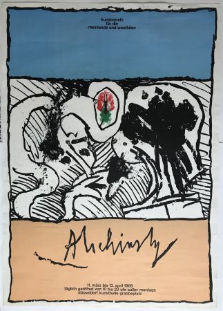 Affiche Alechinsky - Kuntsverein / Dusseldorf