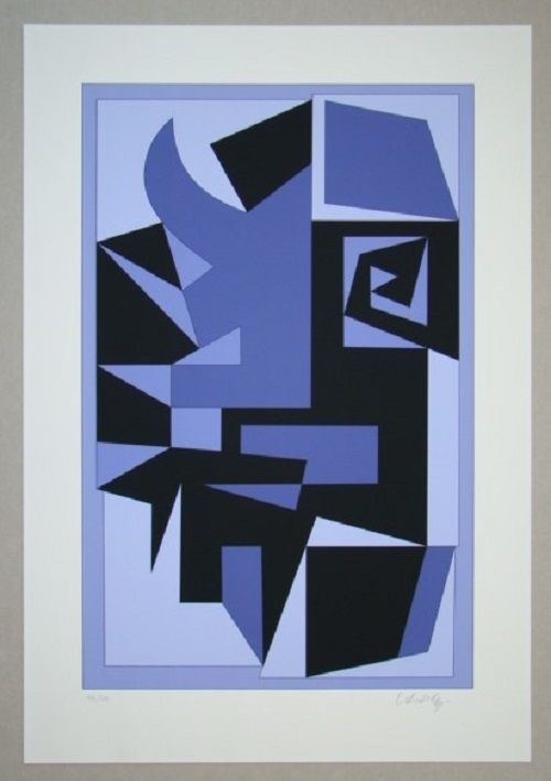 Sérigraphie Vasarely - Kwartz