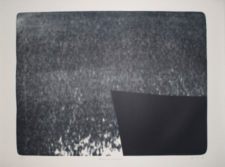 Lithographie Hartung - L 1976-25:  Hommage à Eva Bergman