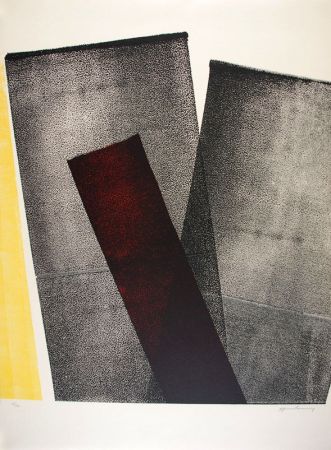 Lithographie Hartung - L 1977-10