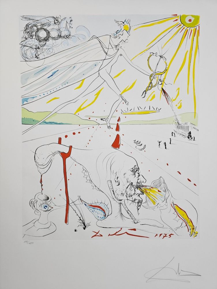 Gravure Dali - L' Alchemiste
