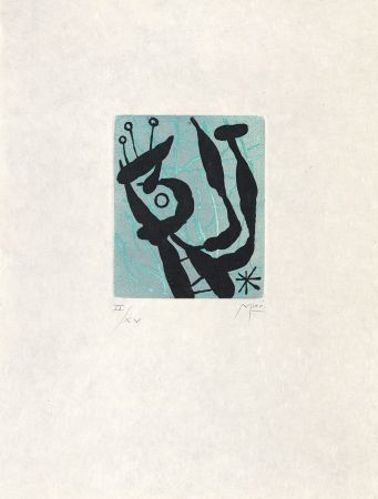 Gravure Miró - La bague d'Aurore