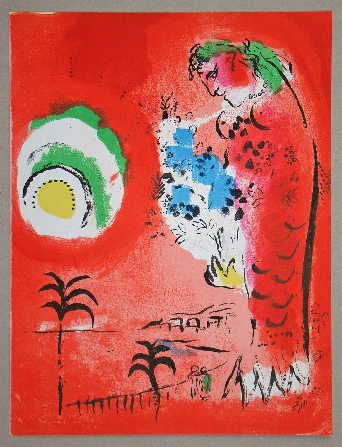 Lithographie Chagall - La Baie Des Anges