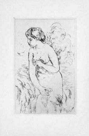 Aquatinte Renoir - La Baigneuse, 1910