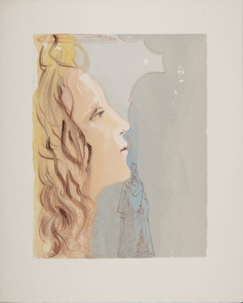 Gravure Sur Bois Dali - La Beauté de Béatrice, 1963