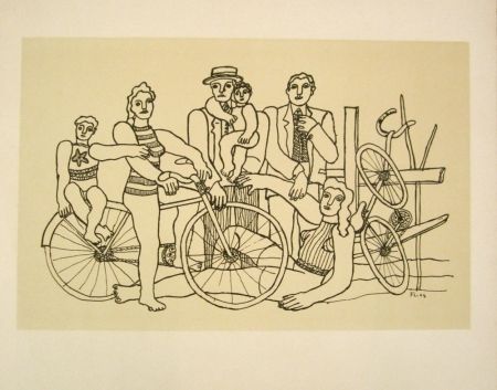 Lithographie Leger - La belle équipe