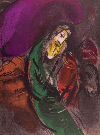 Lithographie Chagall - La Bible : Jérémie, 1956