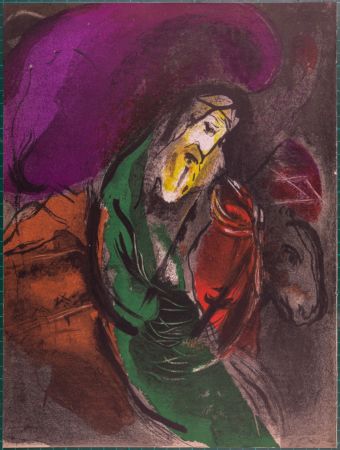 Lithographie Chagall - La Bible : Jérémie, 1956