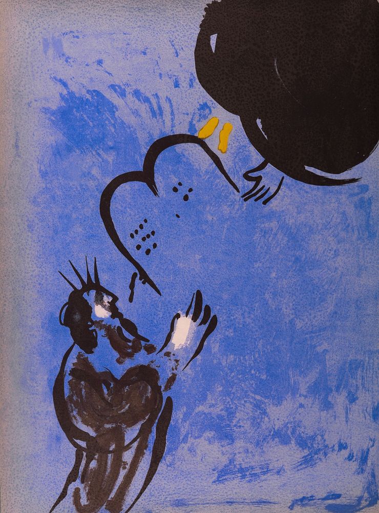 Lithographie Chagall - La Bible : Moïse, 1956