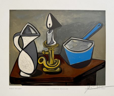 Gravure Sur Bois Picasso - La Casserole Émaillée