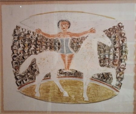 Lithographie Campigli - La Cavallerizza