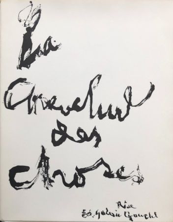 Livre Illustré Dotremont - La Cheveure des Choses