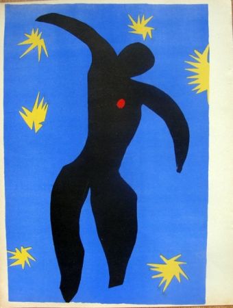 Lithographie Matisse - La Chute D'Icare de la Serie Jazz