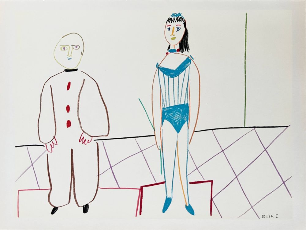 Lithographie Picasso - La Comédie Humaine