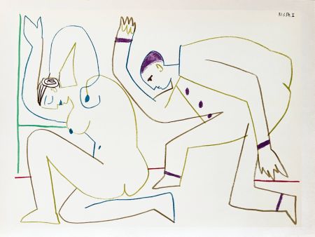 Lithographie Picasso - La Comédie Humaine
