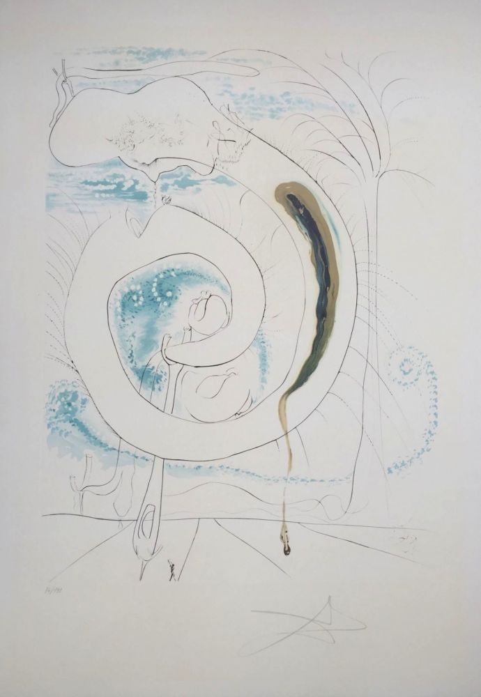Gravure Dali - La Conquête du Cosmos