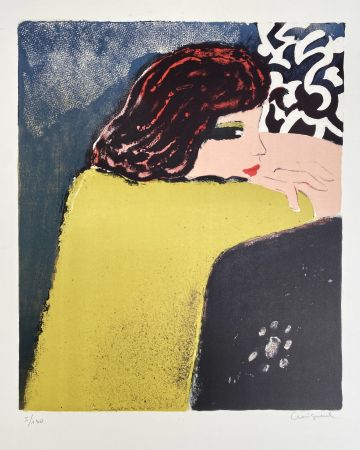 Lithographie Cassigneul  - La Corsage Jaune