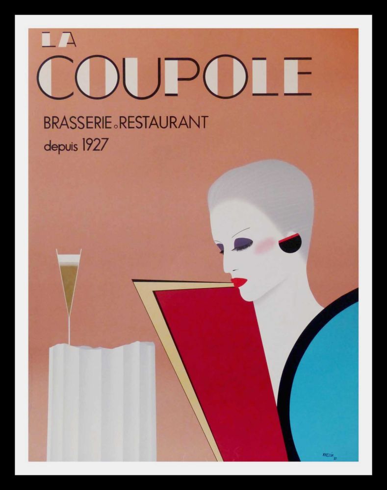 Affiche Razzia - LA COUPOLE BRASSERIE RESTAURANT DEPUIS 1927